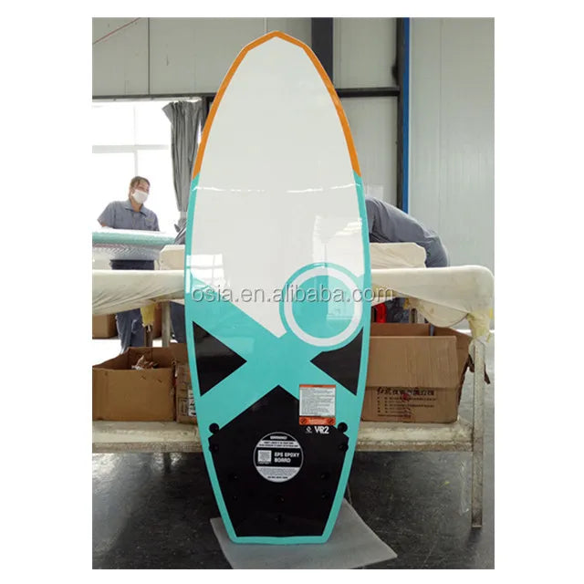 hit productUnisex Wakesurf Board Customizable Carbon Fiberglass Wood and EPS Materials Surfboard for Men and Women
