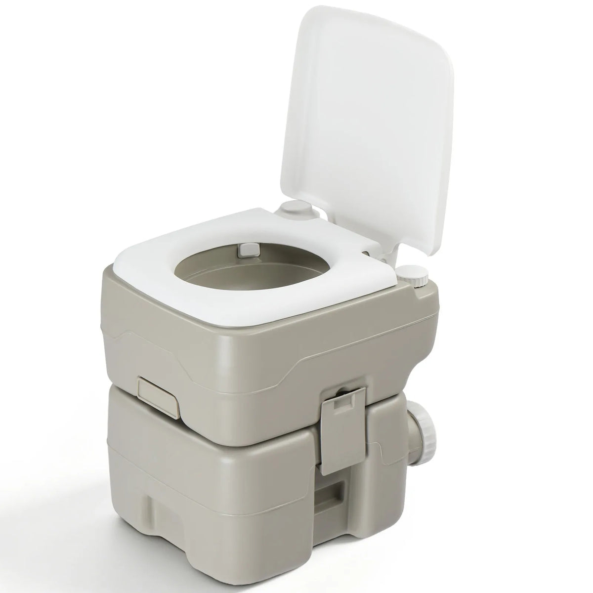 Portable Toilet 20L 5 Gallon Flush Travel Camping Outdoor/Indoor Car SUV Gray