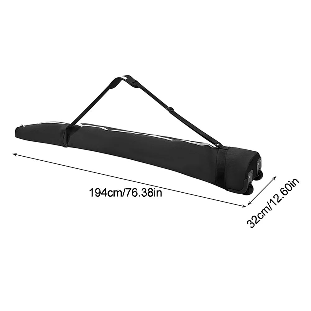 Waterproof Ski Bag & Boot Bag Set Ski Duffle Bag & Boot Tote Set Portable Travel Ski Carrier Bag For Adult Kids Skiing Accessory