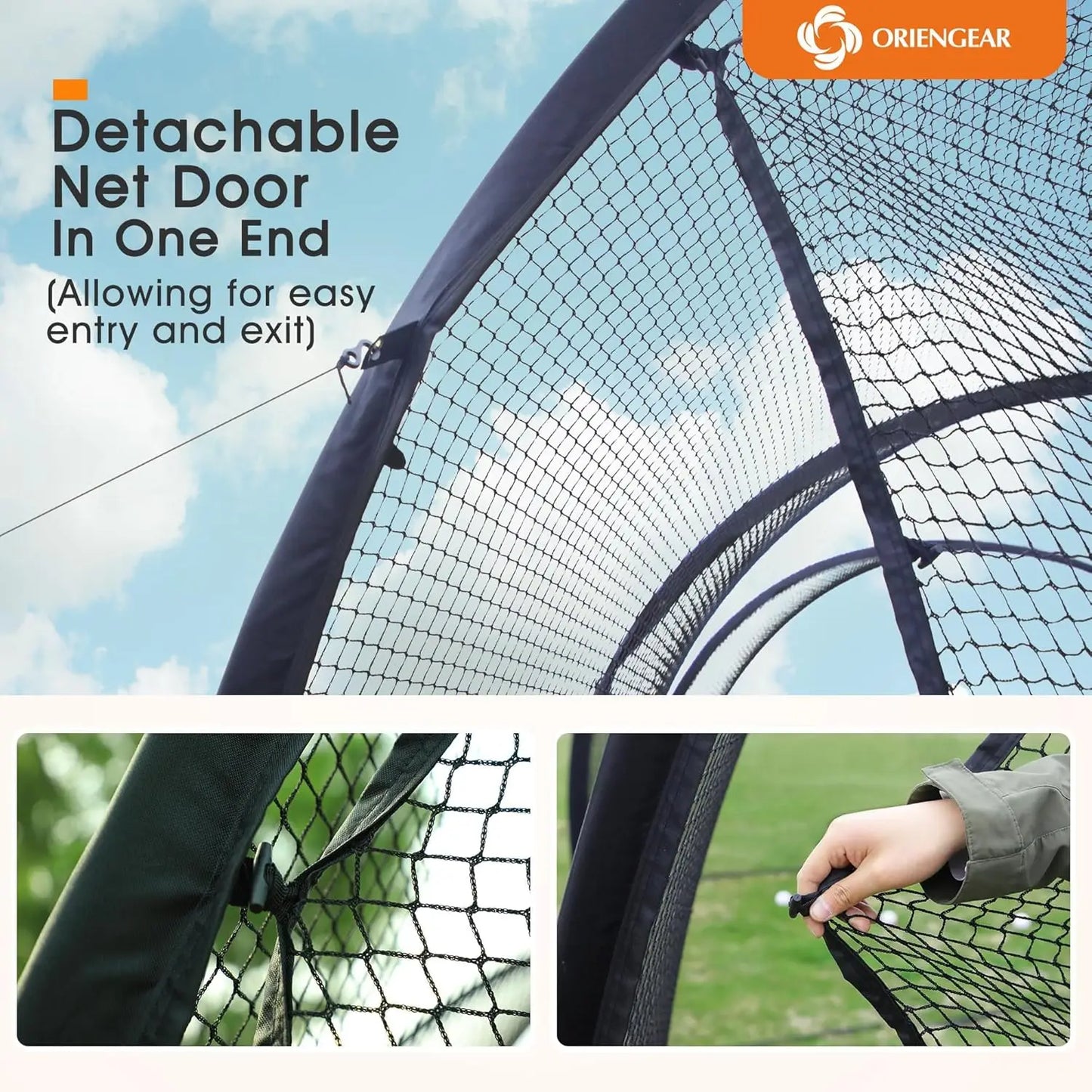 Baseball Cage for Backyard, Baseball Training Equipment Netting