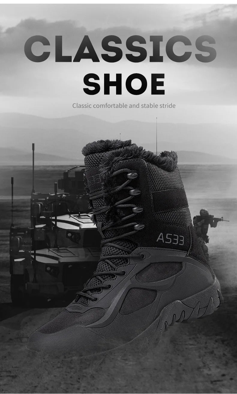 Ankle Winter Warm Shoes Boots Climbing Hiking Shoes Men Women Snow Boots Durable