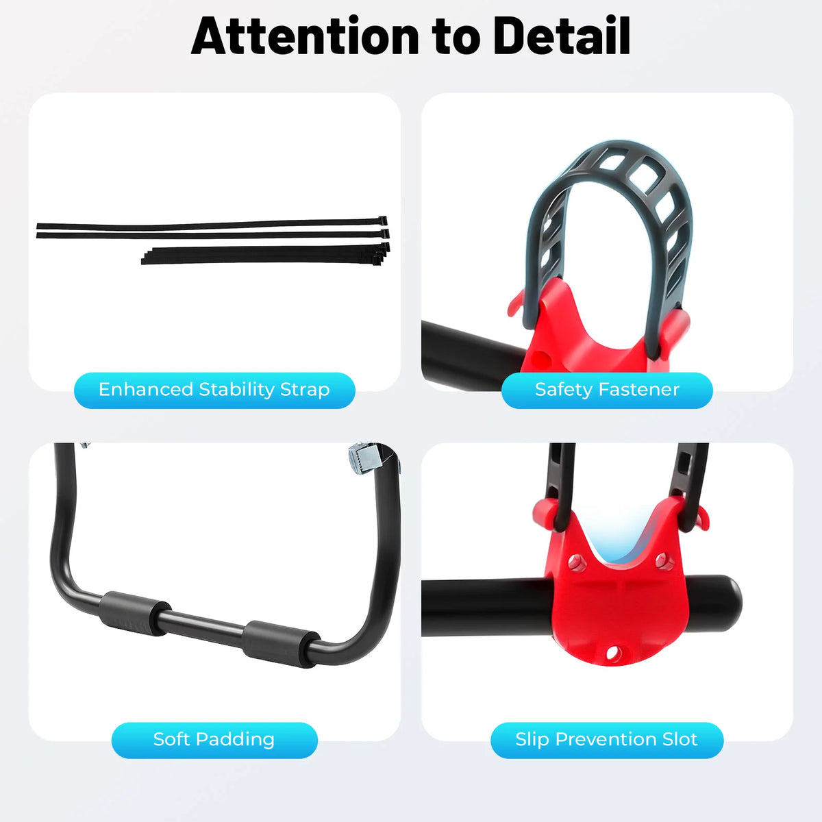 Universal Trunk Bike Rack 3 Bicycles, Carbon Steel Bicycle Carrier for Car Trunk SUV, Foldable Bike Holder with Safety Buckle