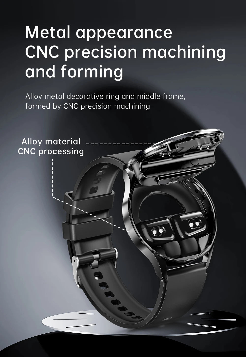 2024 New Bluetooth Call Smart Watch High end Men's Multi sport Mode NFCIP67 Waterproof Fitness Smart Electronic Watch