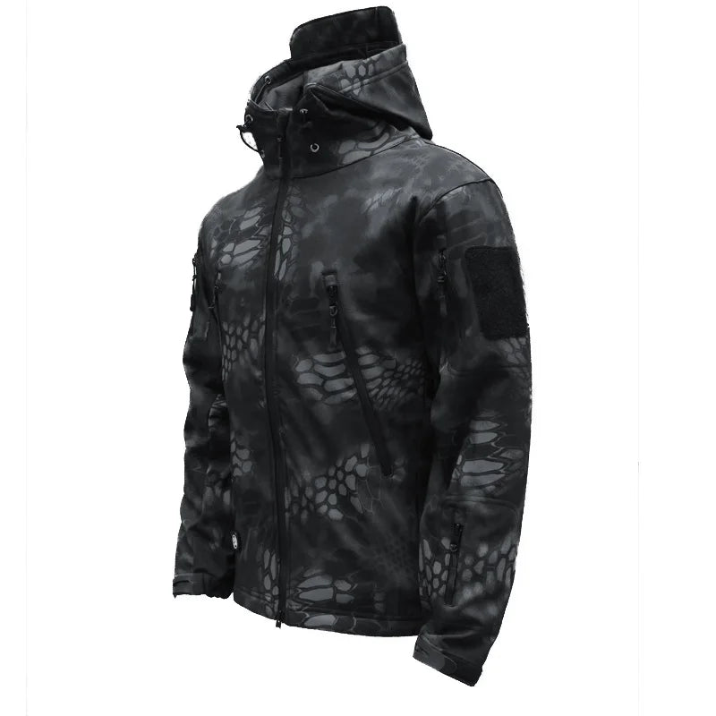 Oulylan Outdoor Jacket Military  Windproof Waterproof Shark Skin Soft Shell Comfortabe Camping Hunting Hiking Jacket