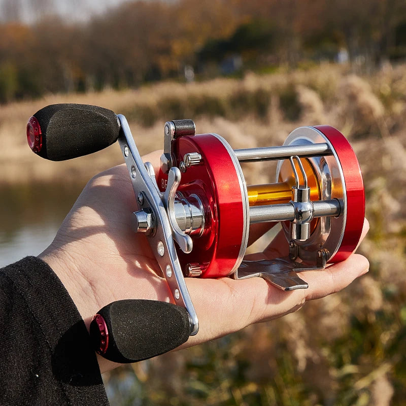 BILLINGS Trolling Drum Fishing Reel 20LB Max Drag 4.2/5.2:1 Gear Ratio CNC Aluminum Spool 6+1 Stainless Steel Bearings Smooth Right Hand Baitcasting Reel for Freshwater Saltwater
