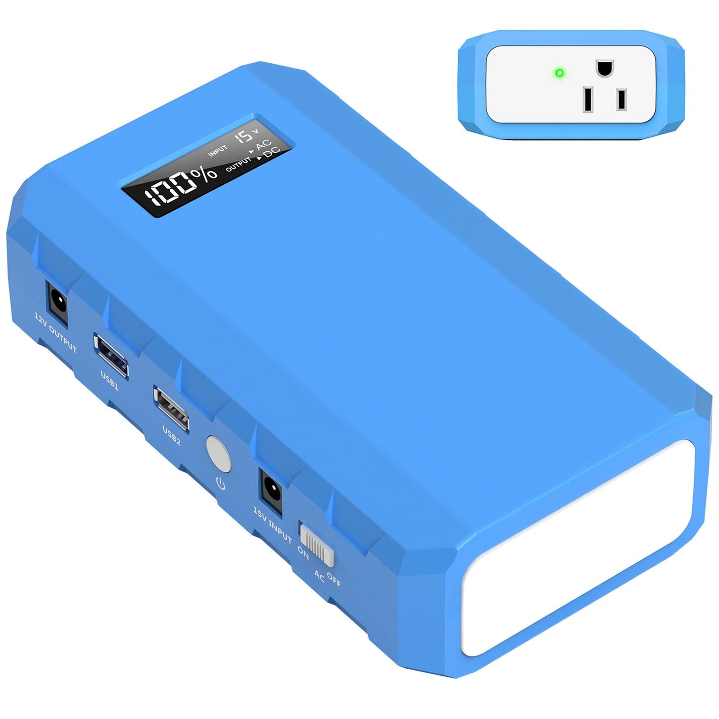 Portable Power Bank Battery Charger with AC DC Outlet 88.8Wh 65W Outdoor
