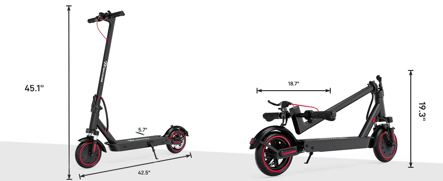 EVERCROSS Electric Scooter Adults with 350W,19MPH&19Miles E-Scooter,Lightweight Folding for Adults with8.5''Solid Tires&APP,UL