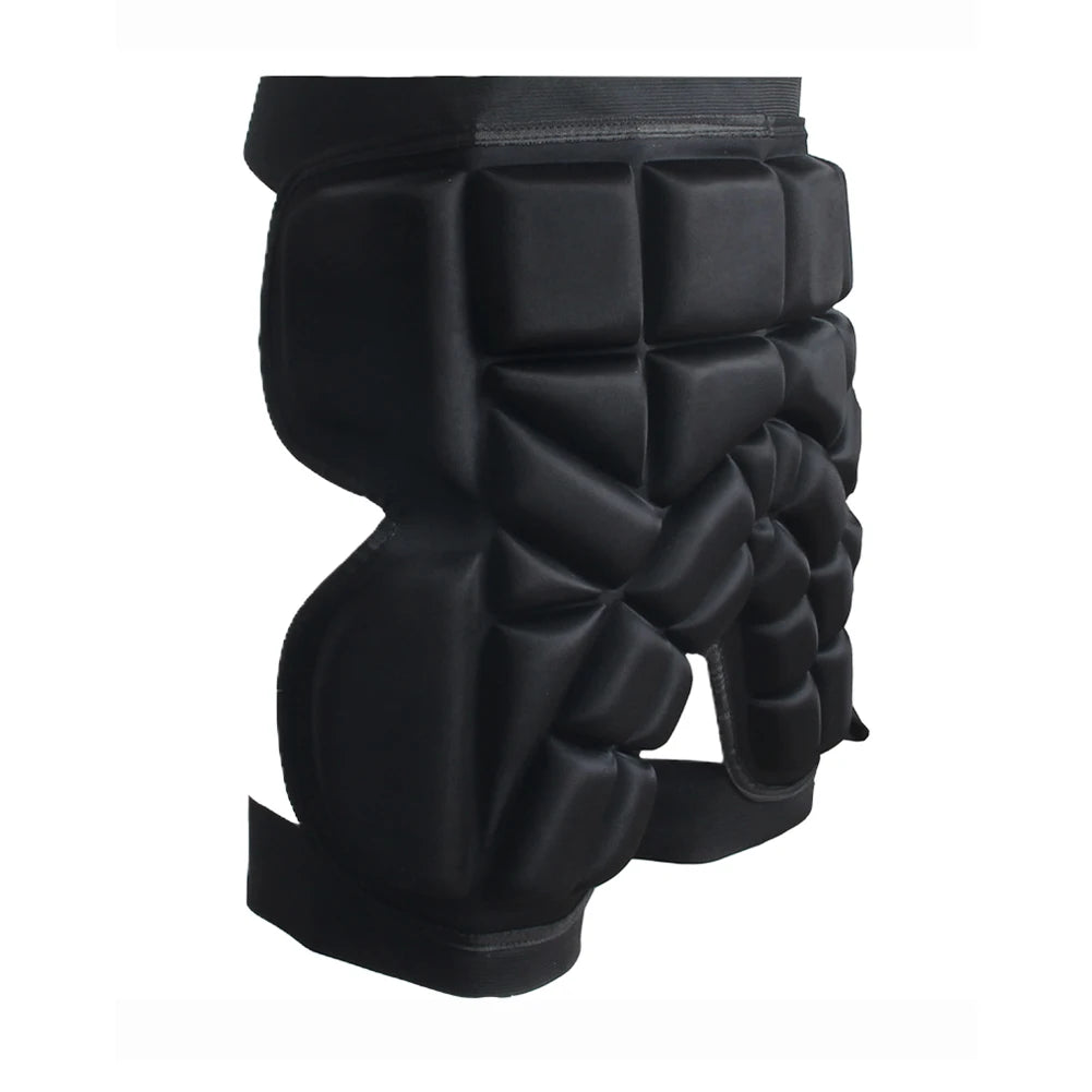 Unisex Thickened Hip Protector EVA Skiing Protector Pad Anti-Fall Butt Protection Pad Adjustable for Adults Kids Skate Ski