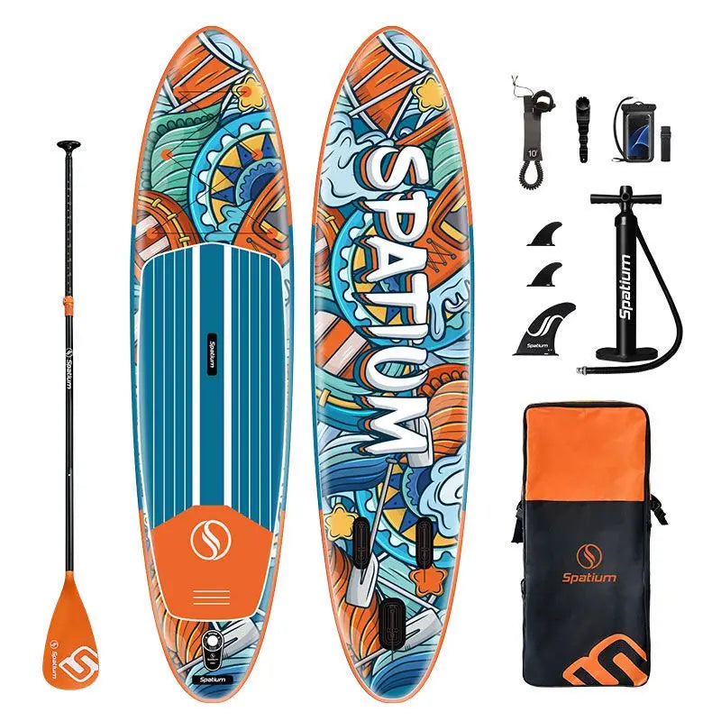 Spatium Inflatable Paddle Board, Stand Up Paddle Board, Suo Board with Premium Sup Accessories