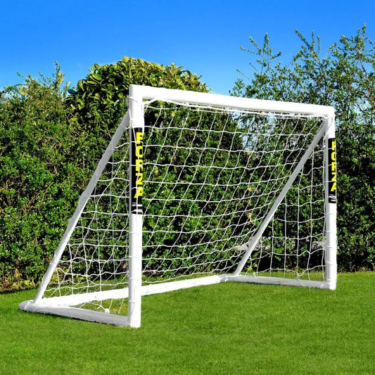 Forza Backyard Soccer Goals [9 Sizes]  Ultra-Durable uPVC Weatherproof Kids Soccer Goals  Quick Assembly – Every Goal Counts!