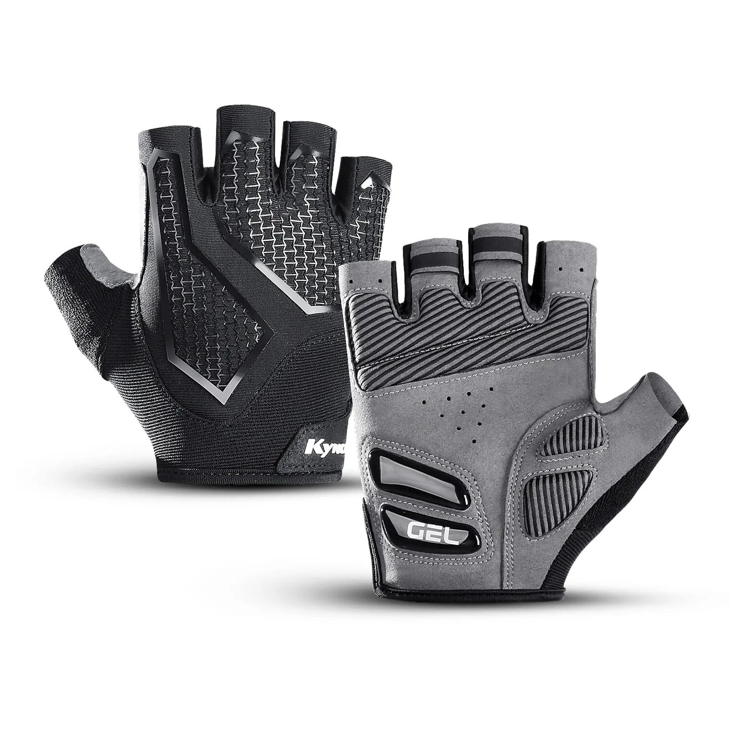 Cycling Gloves Anti- Slip Half Finger Gel Pad Shock-Absorbing Riding Gloves Summer Half-Finger Men Women