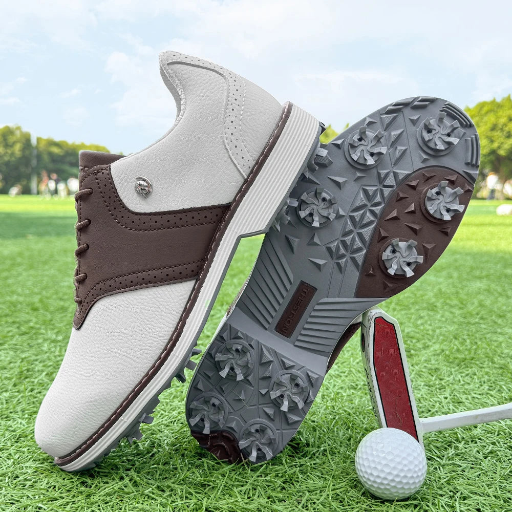 New Spikes Golf Shoes Men Size 7-14 Golf Sneakers Walking Footwear for Golfers