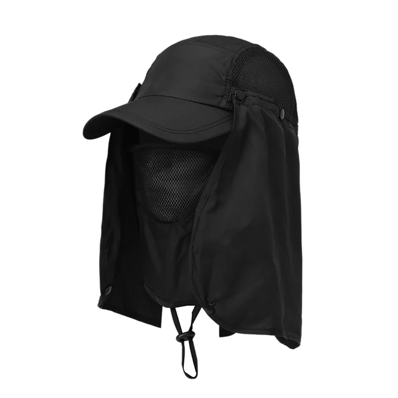 Summer Sun Hats Outdoor Fishing Hat UV Protection Sunscreen Fisherman Hats Women Men Breathable Fishing Cap For Travel Hiking