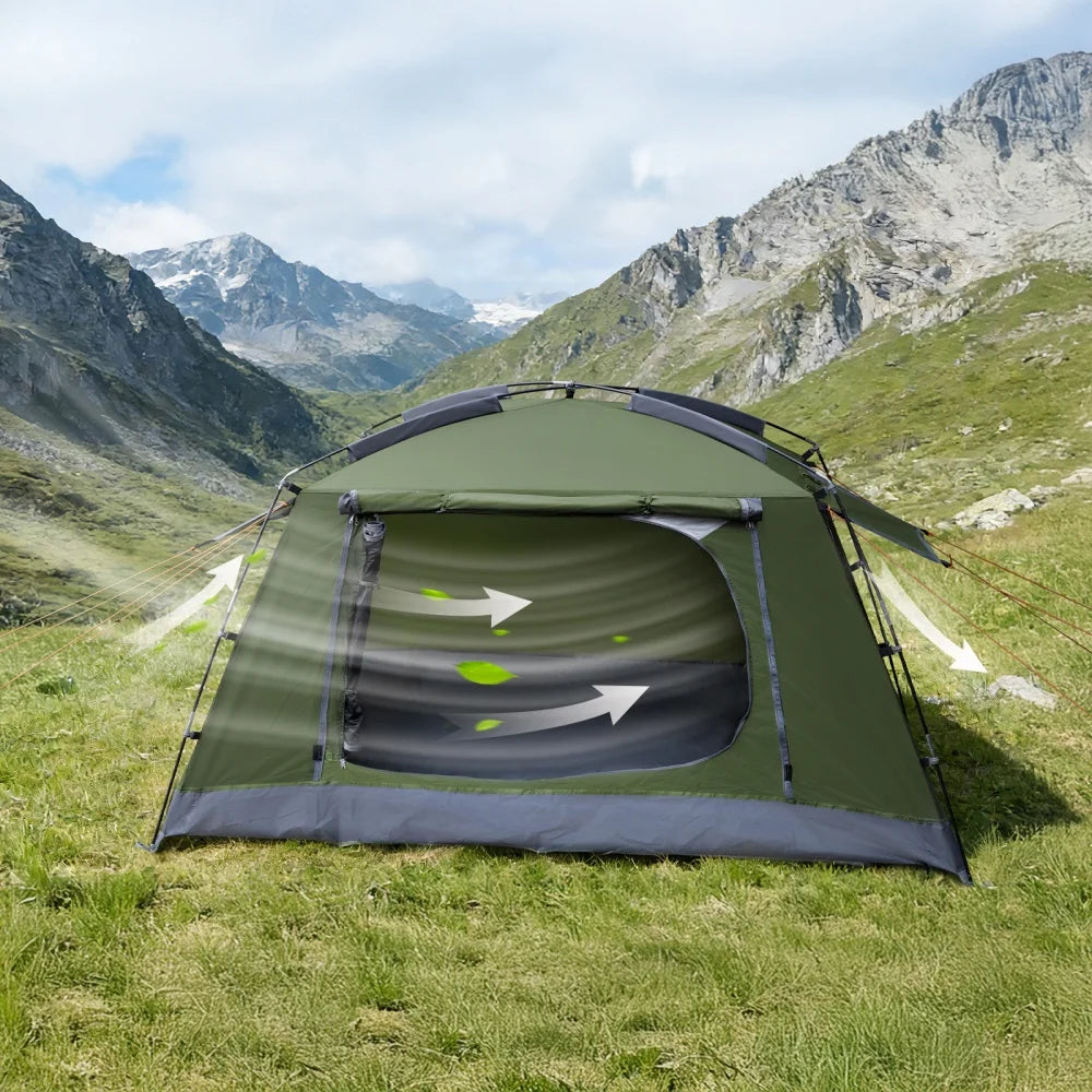 Night Cat Backpacking Tent for Camping: Portable 1-2 Person Waterproof Tent Quick Setup and Compact for Outdoor Festivals