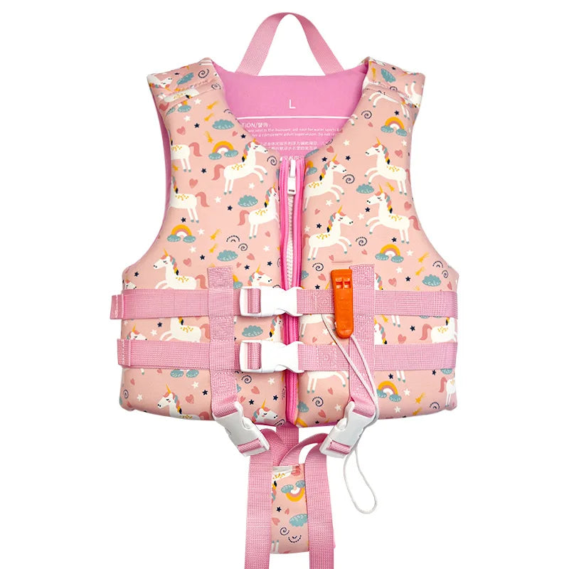 Aid Flotation Device  kayaking Boating  Vest Safety Survival Suit Kids Swimming