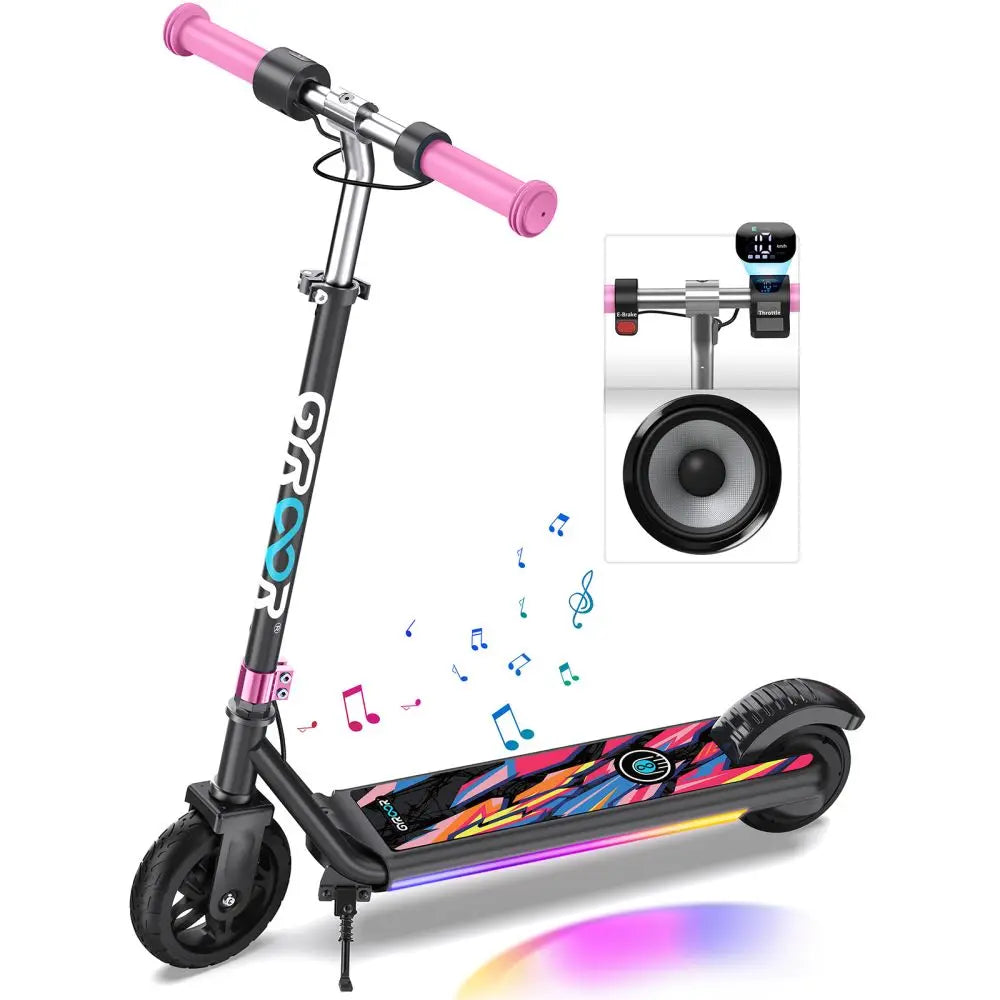 H30Max Electric Scooter for Kids, LED Dispaly, 150W Powerful Motor, Dual Brake System, Adjustable Height and Speed