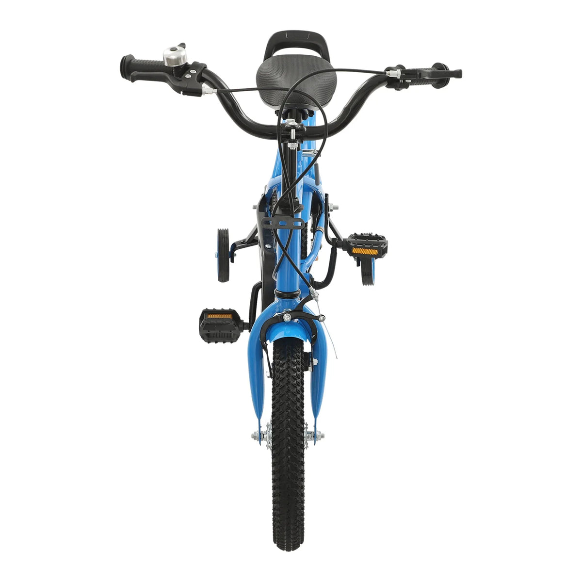 14 Inch Kids Bike w/ Training Wheels, Adjustable Seat Height Dual Brakes Children's Bicycle Kids Learning Bicycle for Boys Girls