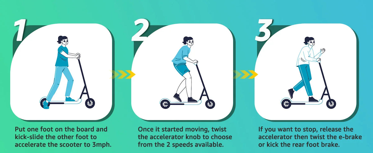 H30Max Electric Scooter for Kids, LED Dispaly, 150W Powerful Motor, Dual Brake System, Adjustable Height and Speed
