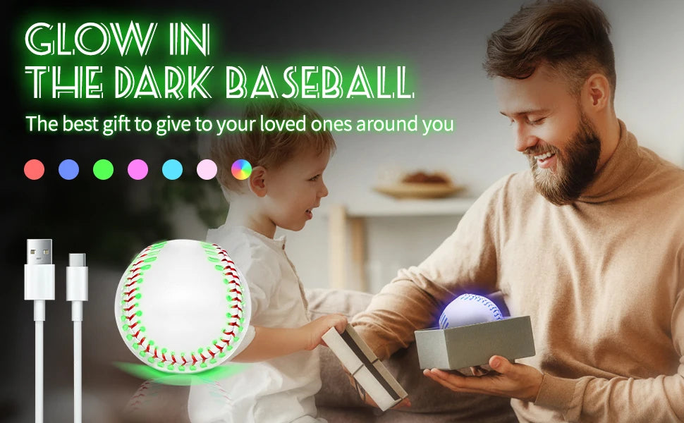 Glow in The Dark Baseball, Sports Gear Accessories Gifts All Ages Gift Ideas