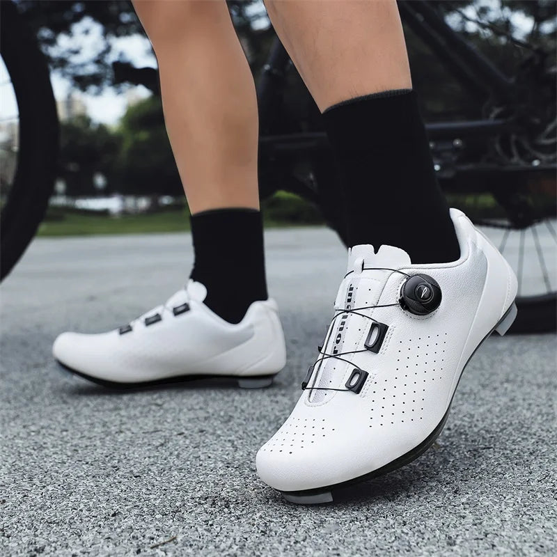 Unisex MTB Mountain Road Bike Lock Shoes Breathable Non-slip Wear-resistant Pedal Bicycle Outdoor Competitive Bicycle Equipment