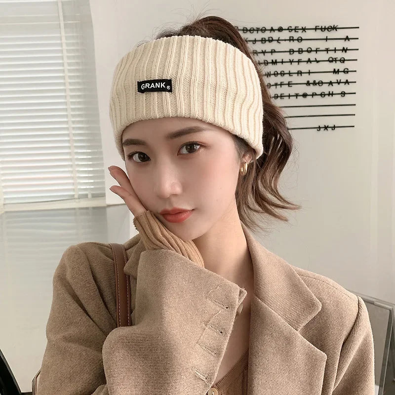 Fashion Wide Edge  Wool Hair Band, Leisure Go Out Versatile.