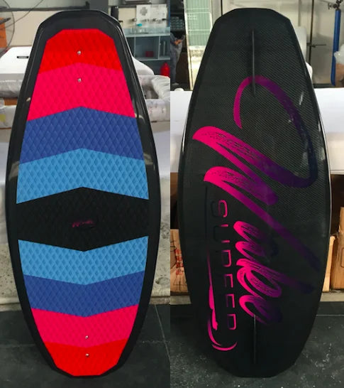 hit productUnisex Wakesurf Board Customizable Carbon Fiberglass Wood and EPS Materials Surfboard for Men and Women