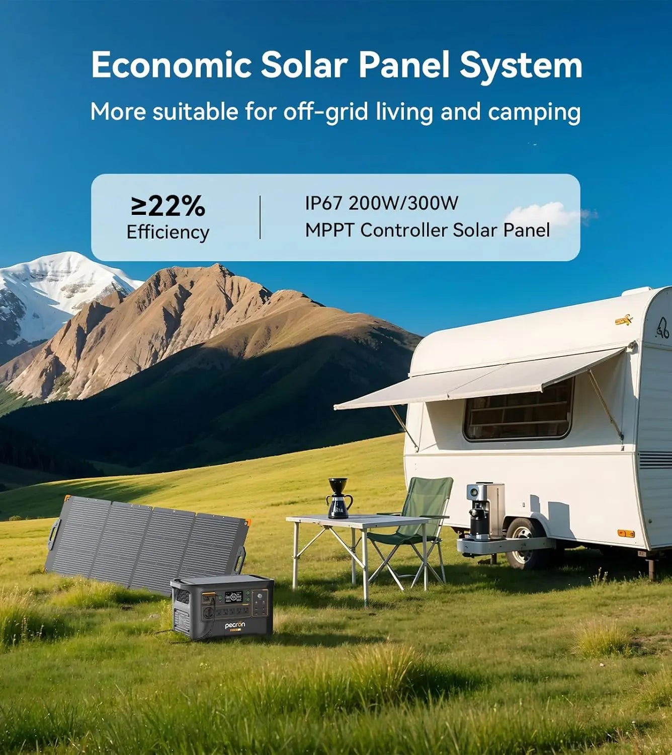 Portable Power Station F3000LFP, 3072Wh Solar Generator, 3600W LiFePO4 Battery Home Backup, Fast Charging Power Station Expand