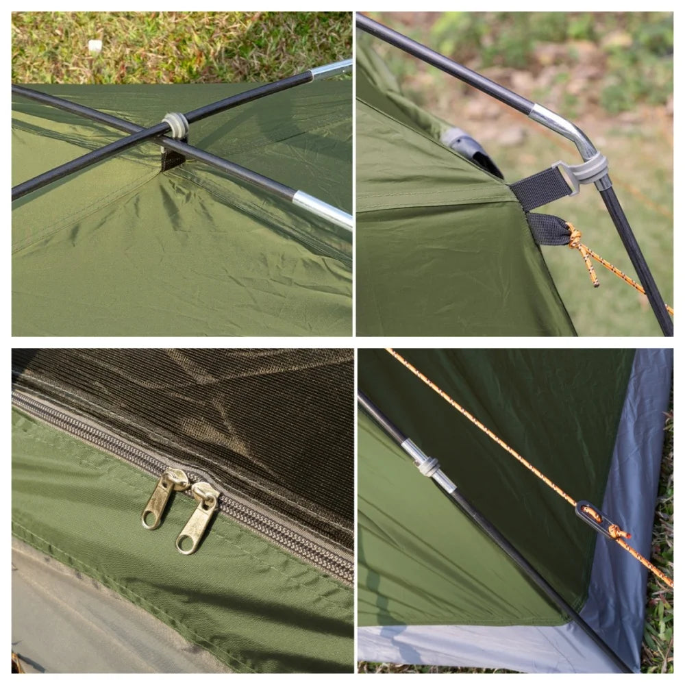 Night Cat Backpacking Tent for Camping: Portable 1-2 Person Waterproof Tent Quick Setup and Compact for Outdoor Festivals