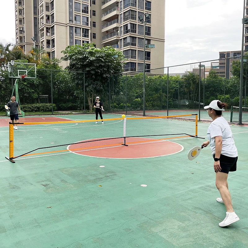Portable Pickleball Net, Folding, Training Net, Outdoor, Rust Prevention, Ball Games