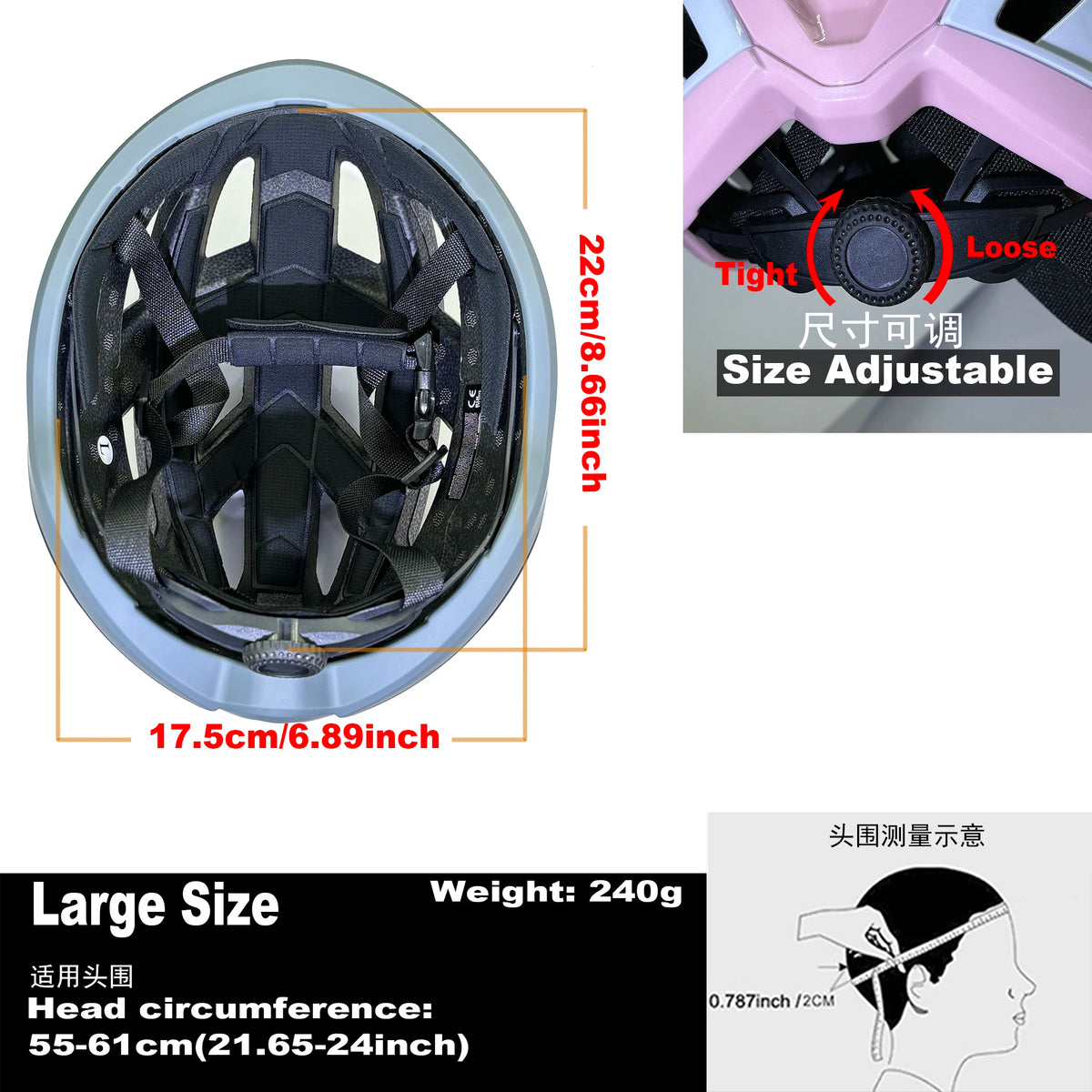 ARTOROO Road Bike Helmet for Adults, Bicycle Helmet Women and Men Cycling for Mountain Bike.