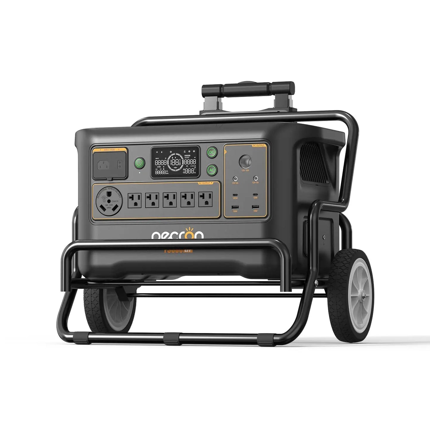 Portable Power Station F3000LFP, 3072Wh Solar Generator, 3600W LiFePO4 Battery Home Backup, Fast Charging Power Station Expand
