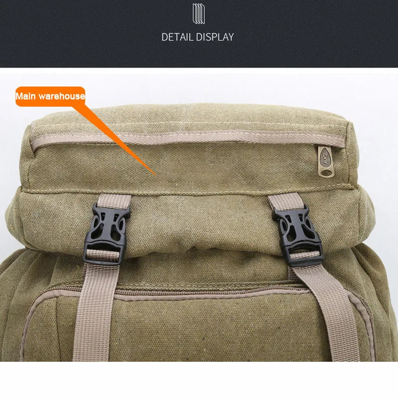 80L Backpack 600D Nylon Waterproof Trekking Hunting Bags Outdoor Rucksacks Outdoor Training Molle Knapsacks