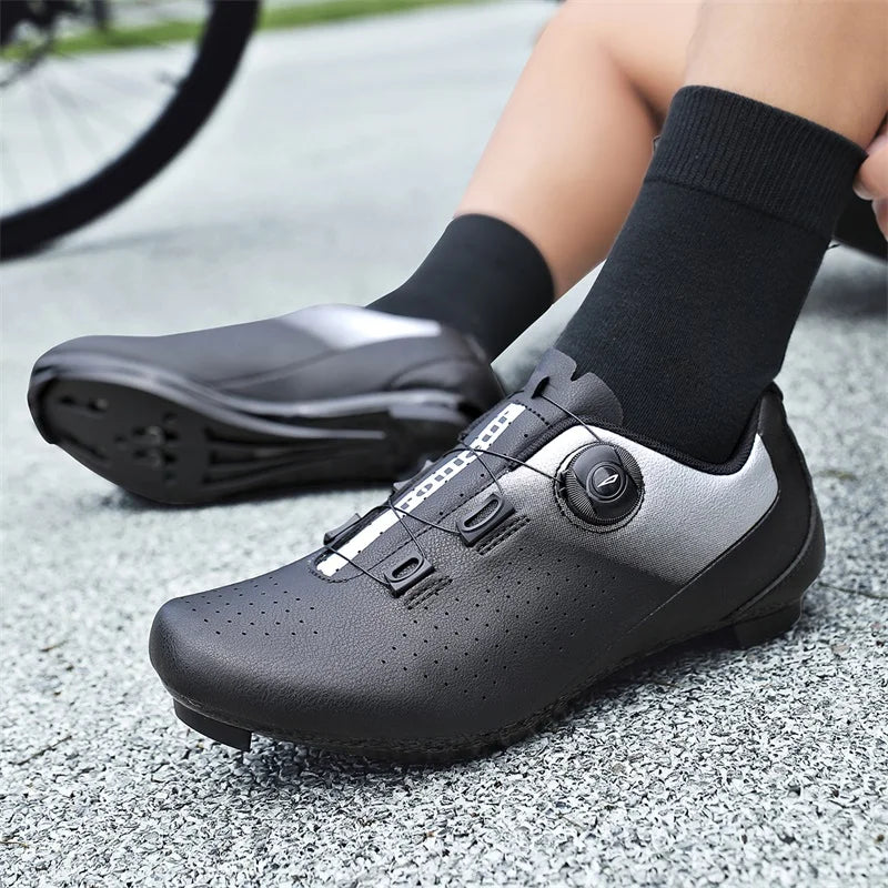Unisex MTB Mountain Road Bike Lock Shoes Breathable Non-slip Wear-resistant Pedal Bicycle Outdoor Competitive Bicycle Equipment