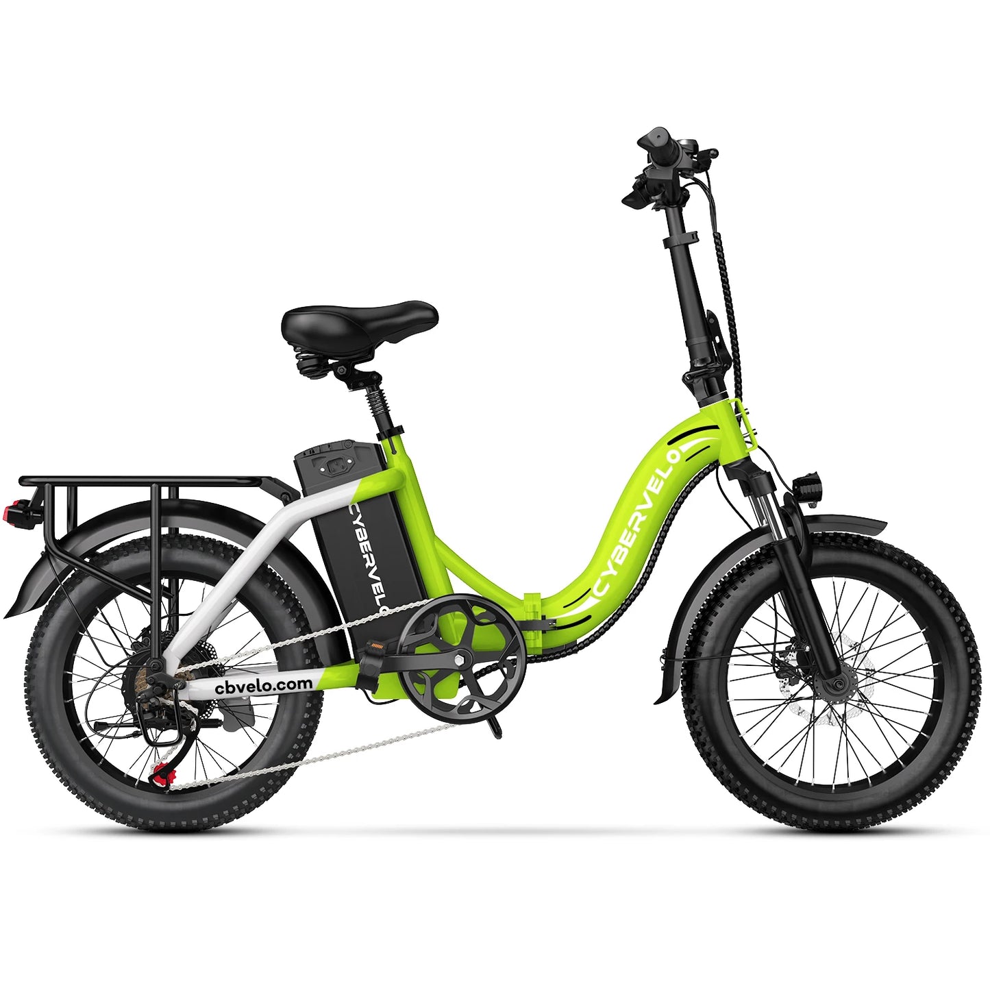 1000W Folding Electric Bike,48V 20.8AH Removable Battery EBike,30+MPH,80 Miles Max Range Electric Bike for Adults, 20" Fat Tire