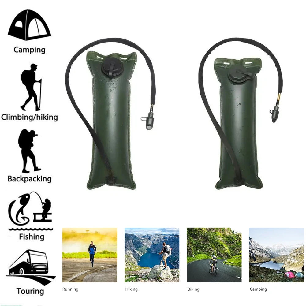 Hydration Bladder,3LWater Bladder for Hiking Backpack Leak Proof Water Reservoir