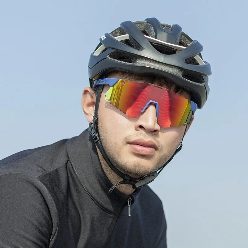 ROCKBROS Bicycle Glasses Polarized Photochromic Ultra-light Sunglasses Portable Comfortable
