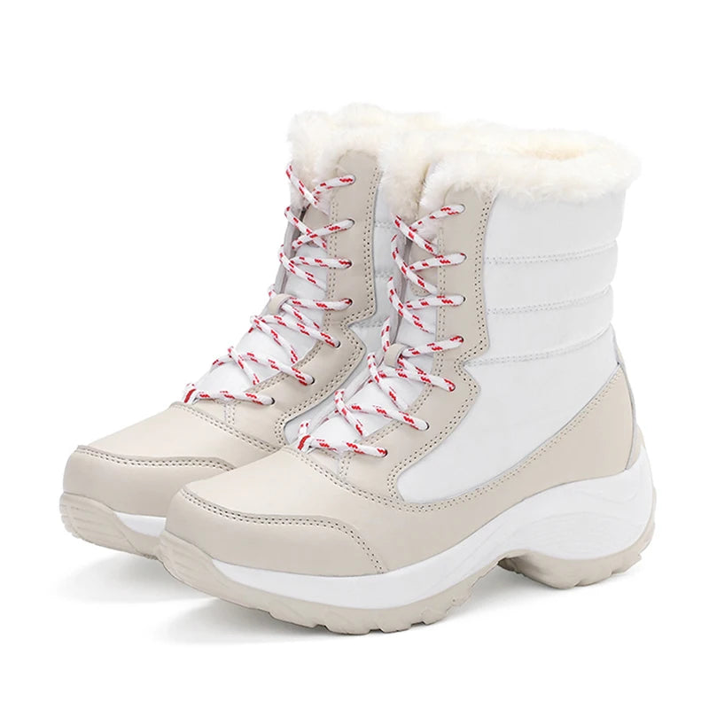 Snow Boots Women Flat Keep Warm Boots Casual