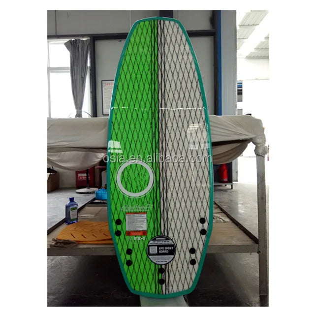 hit productUnisex Wakesurf Board Customizable Carbon Fiberglass Wood and EPS Materials Surfboard for Men and Women