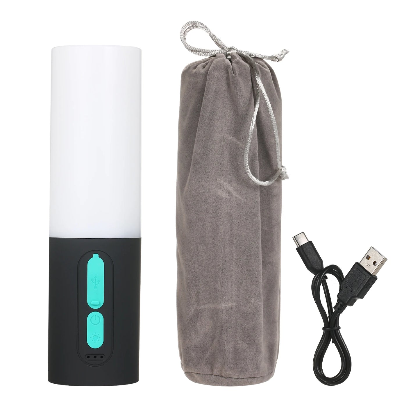 Night Light Outdoor Camping Lantern Emergency Flashlight Night Light String Lights Type-C Rechargeable Built-in 4000mAh Battery
