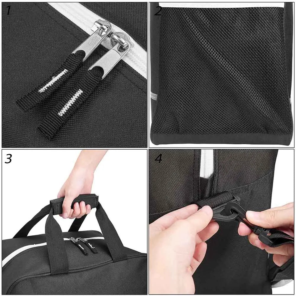 Waterproof Ski Bag & Boot Bag Set Ski Duffle Bag & Boot Tote Set Portable Travel Ski Carrier Bag For Adult Kids Skiing Accessory