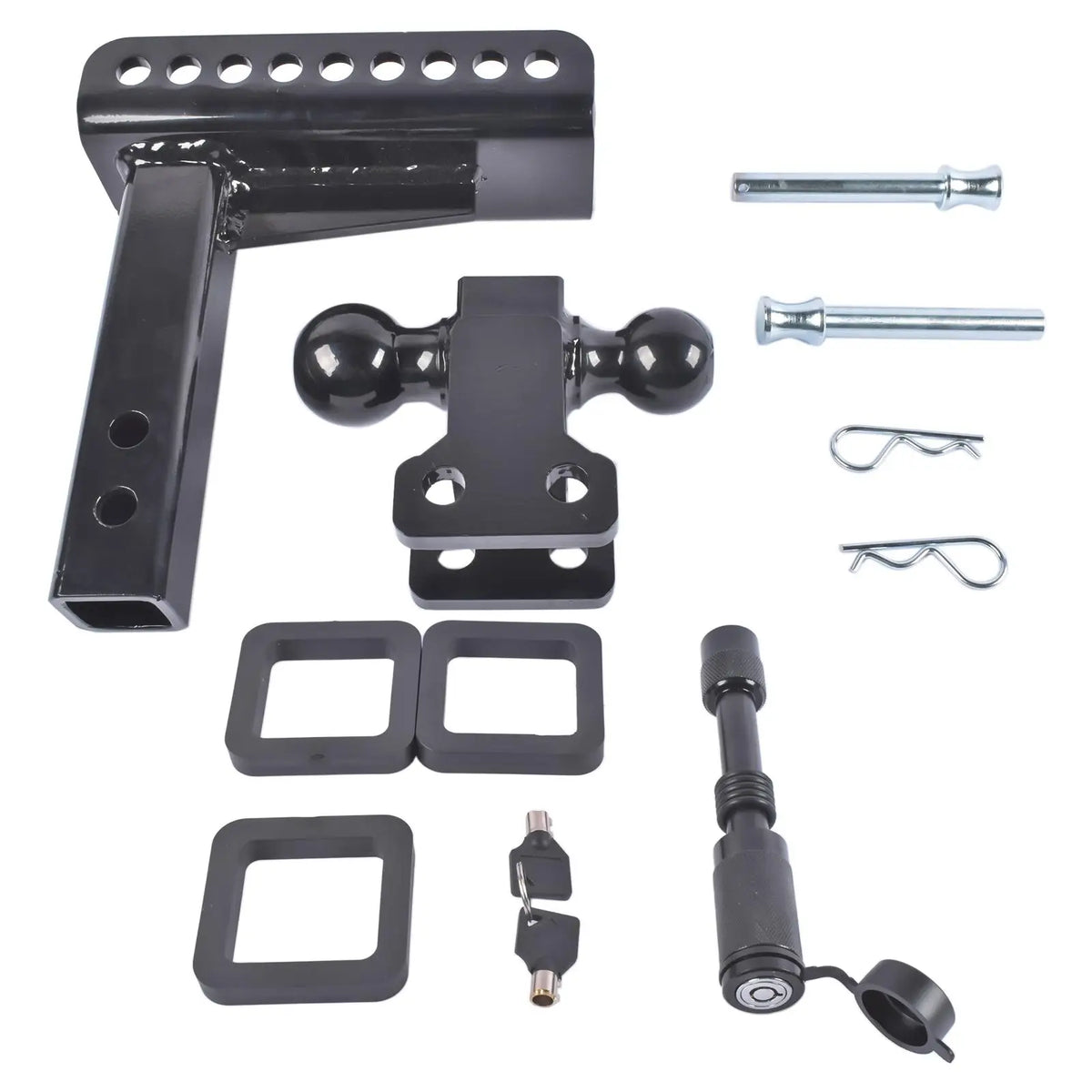 AP03 6" Rise/DropTrailer Hitch for Vehicles with 2" Receiver Hitch Black 20000lbs GTW