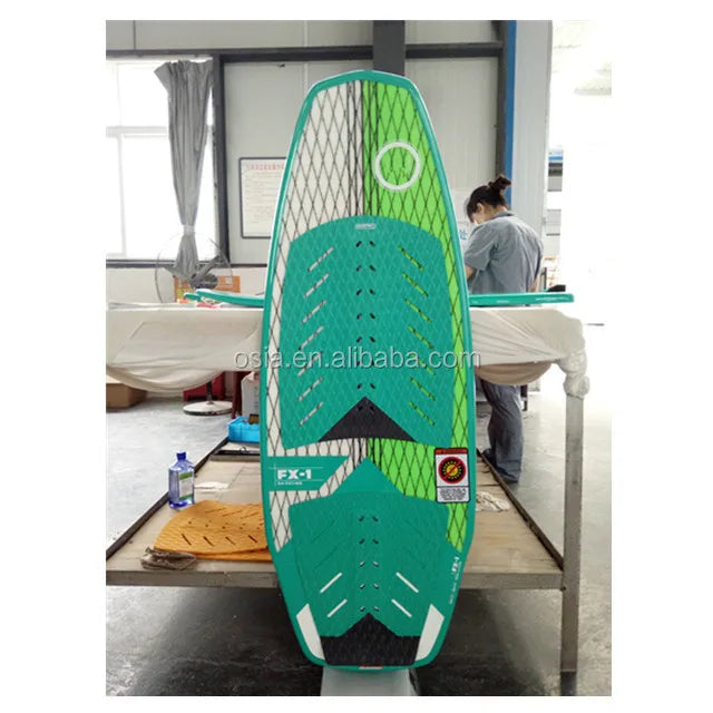 hit productUnisex Wakesurf Board Customizable Carbon Fiberglass Wood and EPS Materials Surfboard for Men and Women